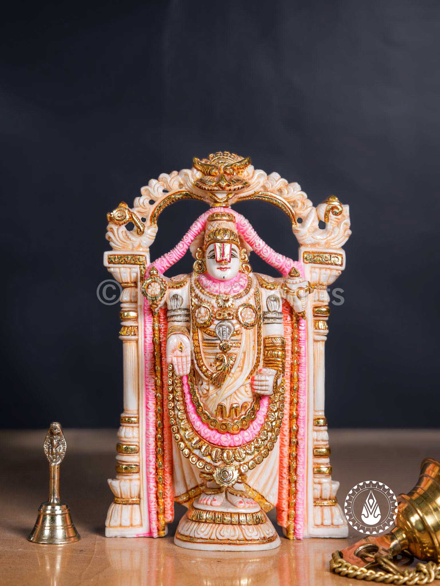Tirupati Balaji 12" | Cultured Marble