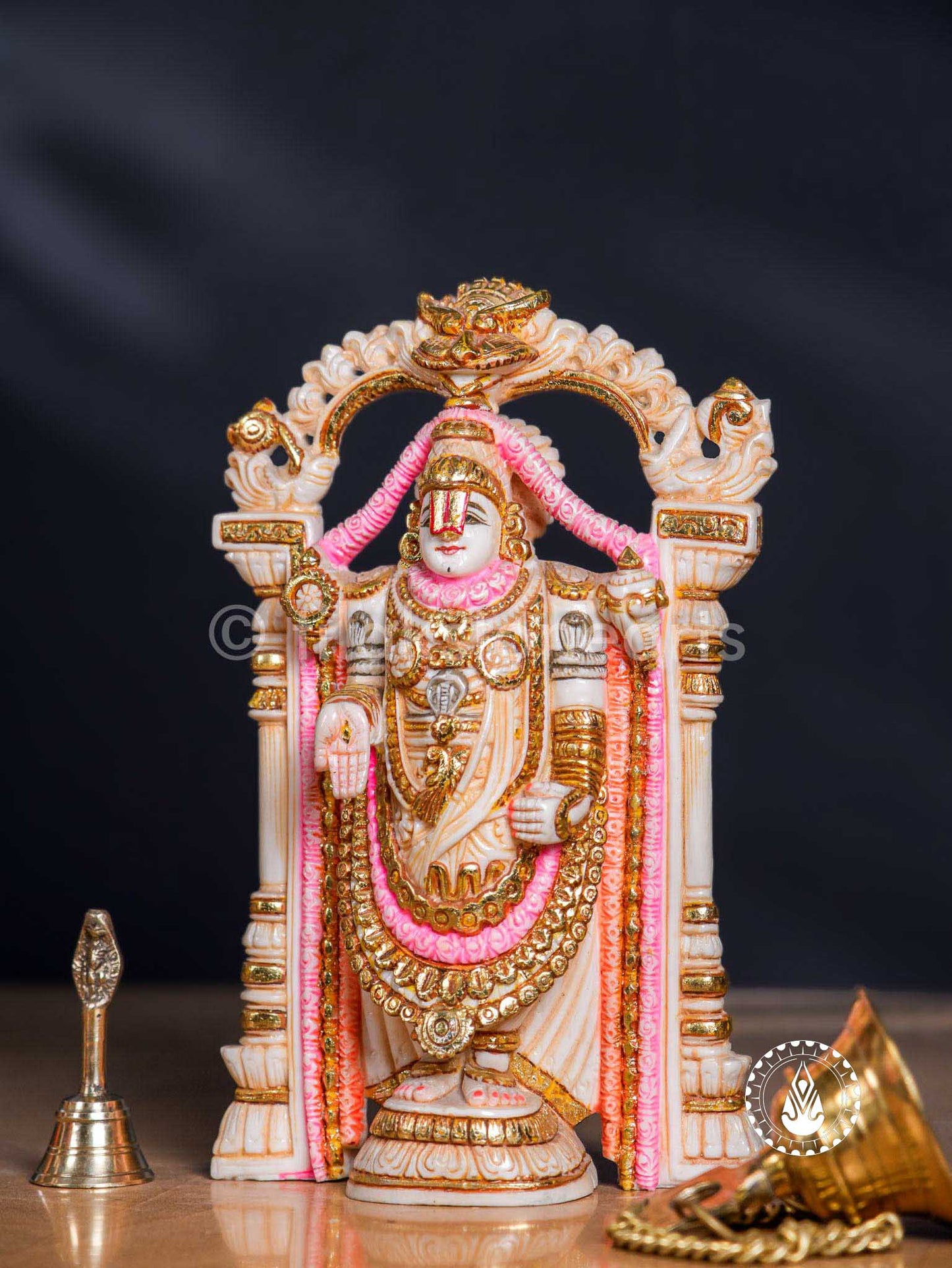 Tirupati Balaji 12" | Cultured Marble