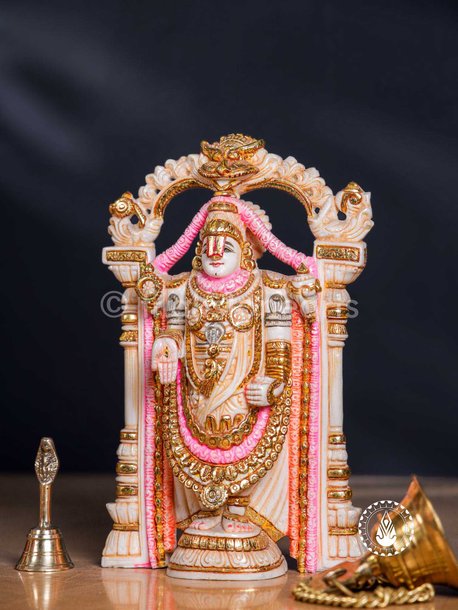 Tirupati Balaji 12" | Cultured Marble