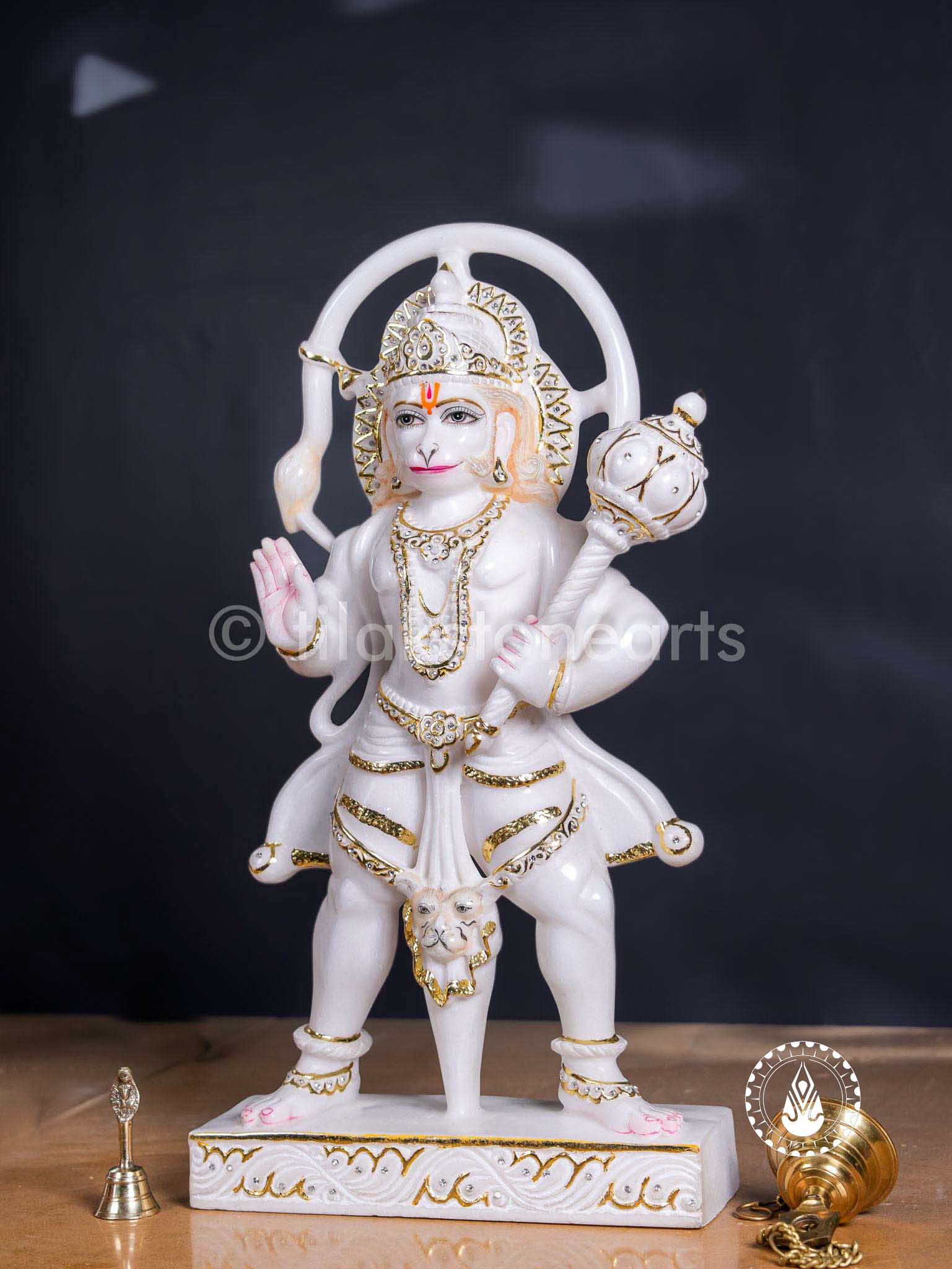 Hanuman Ji 24" | Swiss White (Imported)