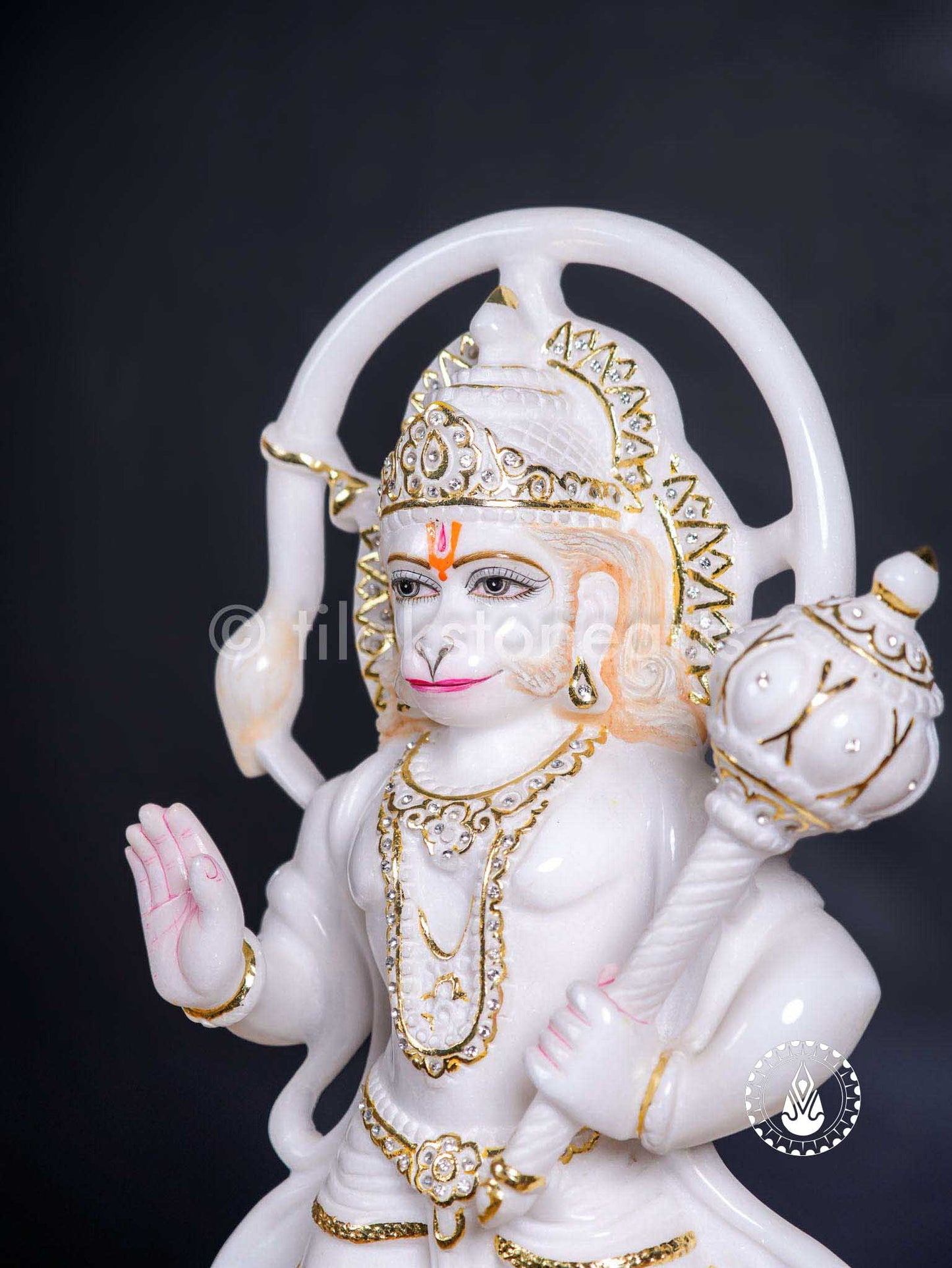 Hanuman Ji 24" | Swiss White (Imported)