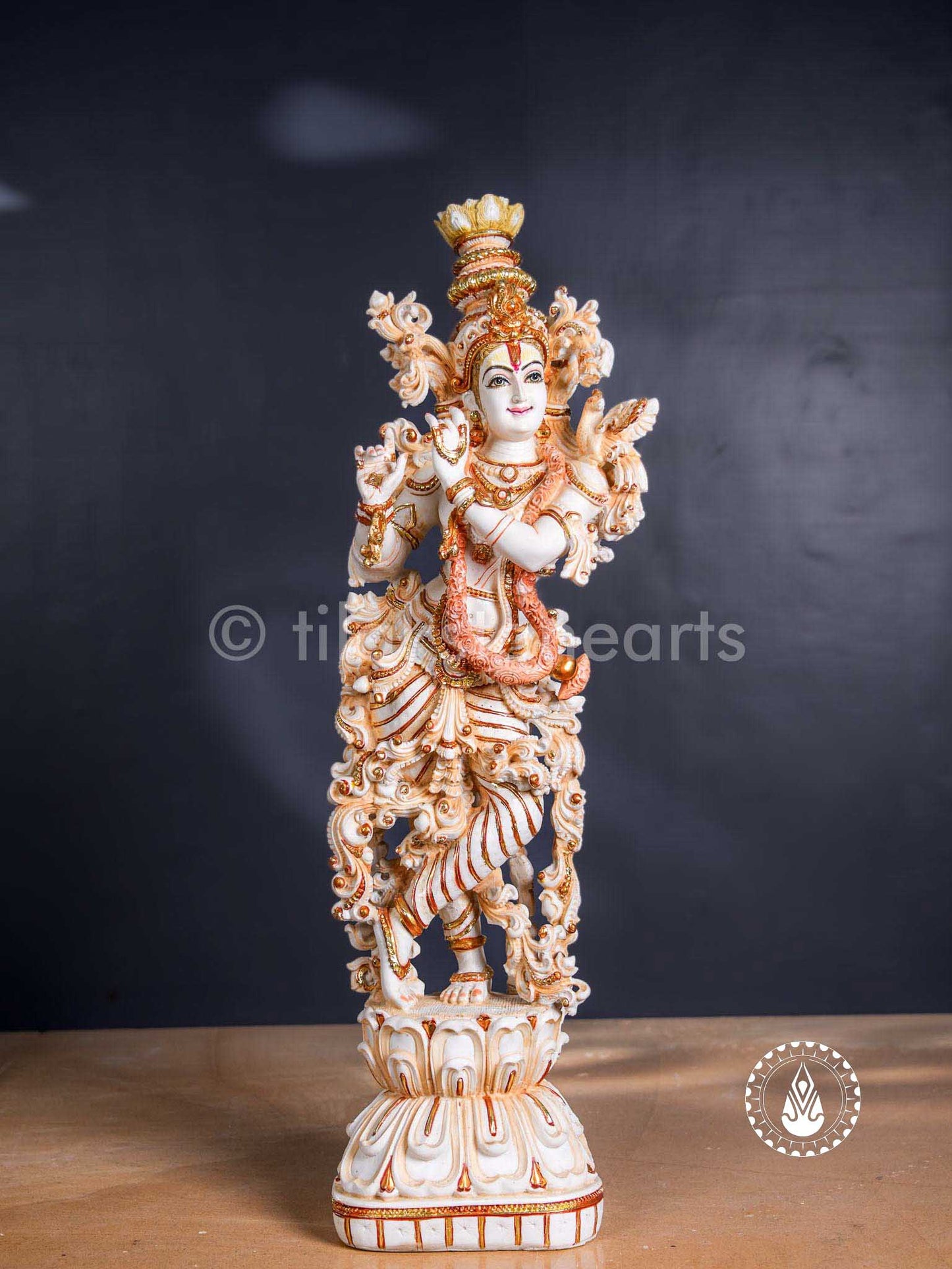 Krishna Leela 38" | Cultured Marble