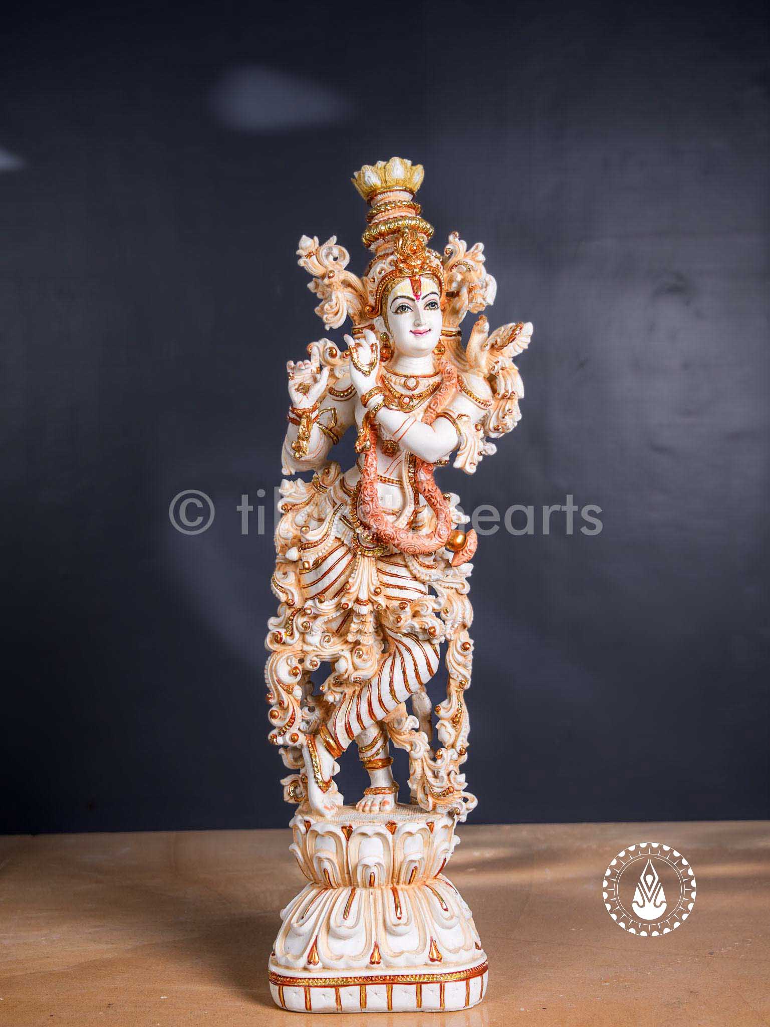 Krishna Leela 38" | Cultured Marble