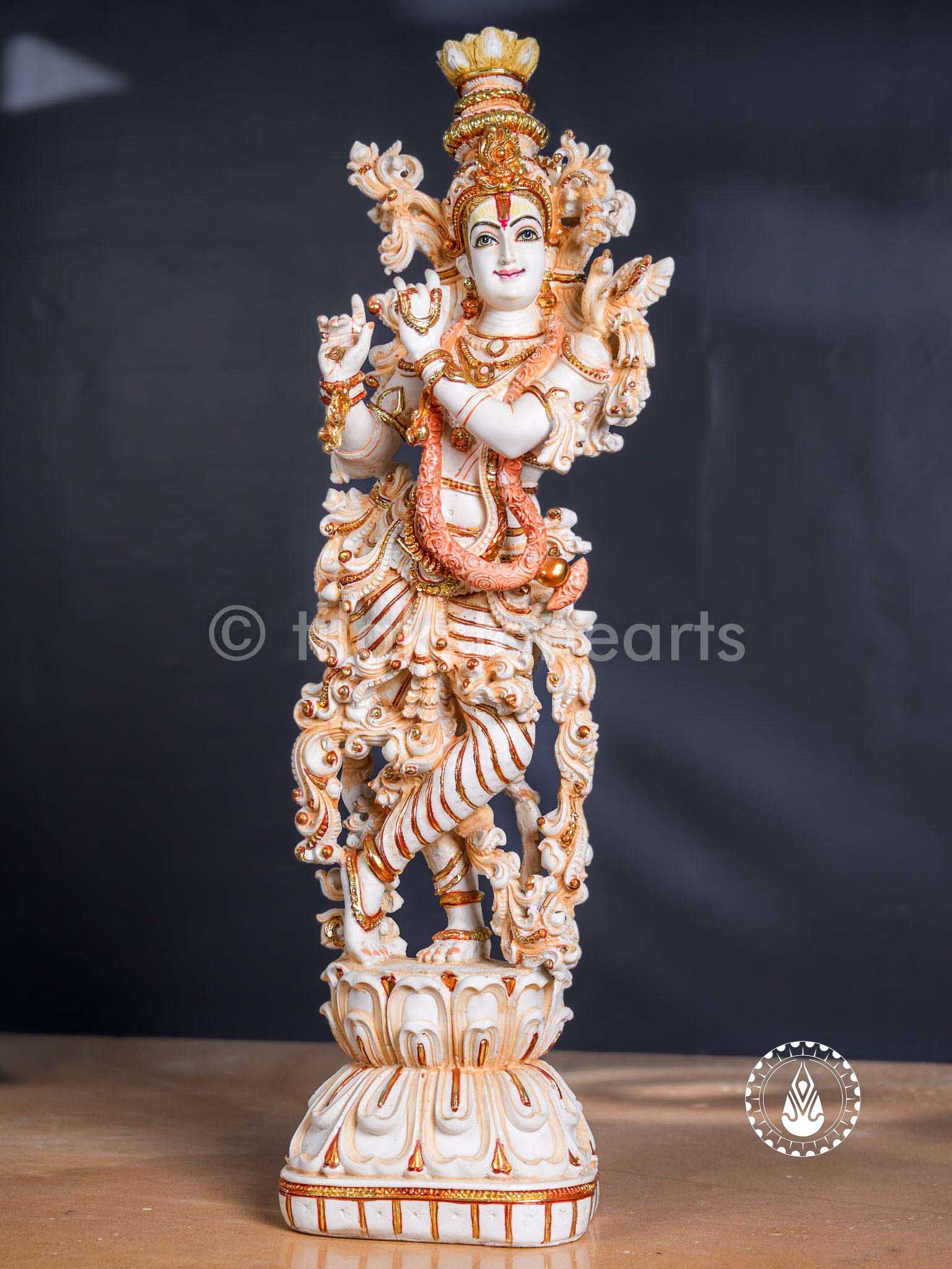 Krishna Leela 38" | Cultured Marble