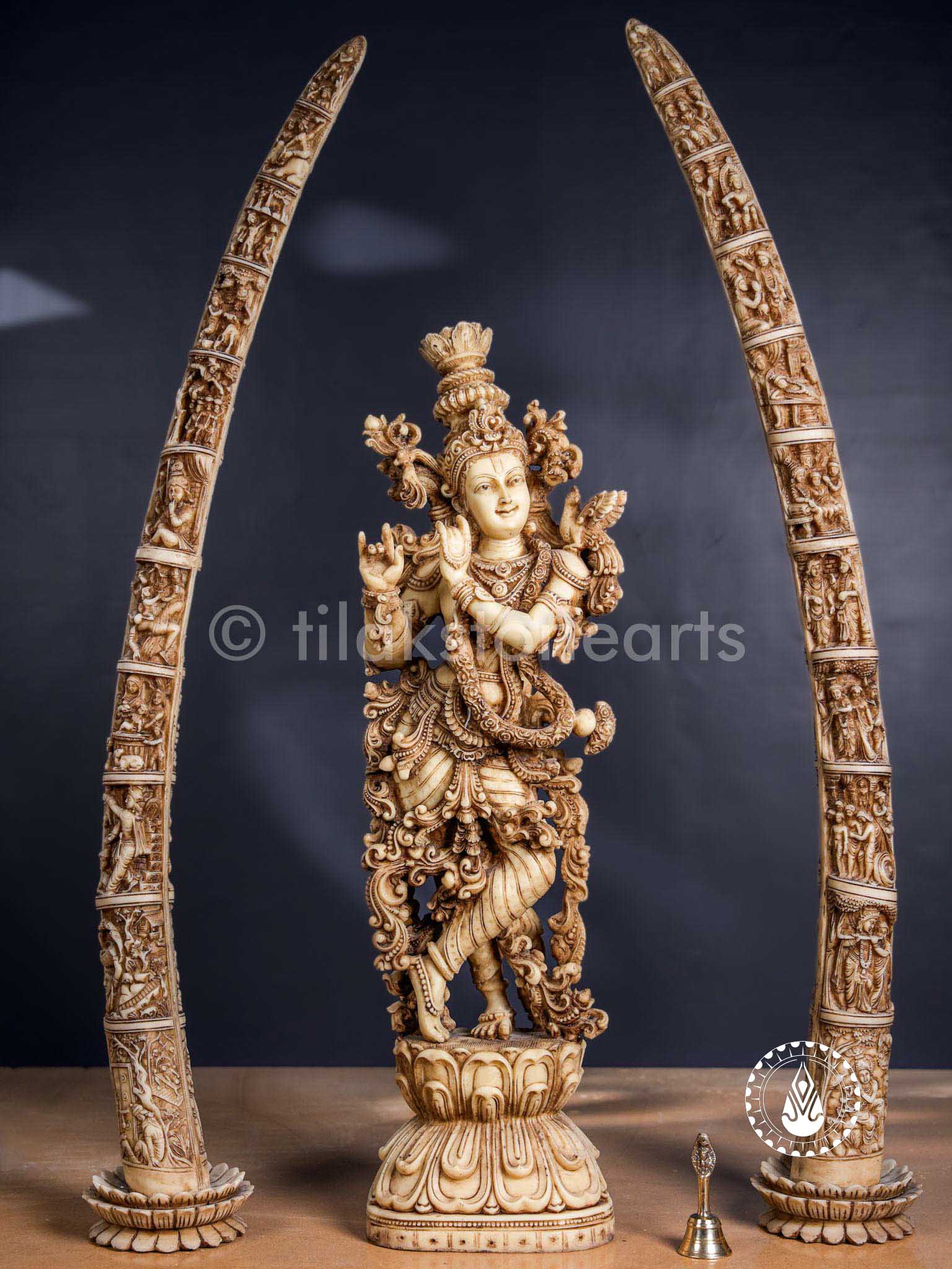 Krishna Leela 30" | Cultured Marble