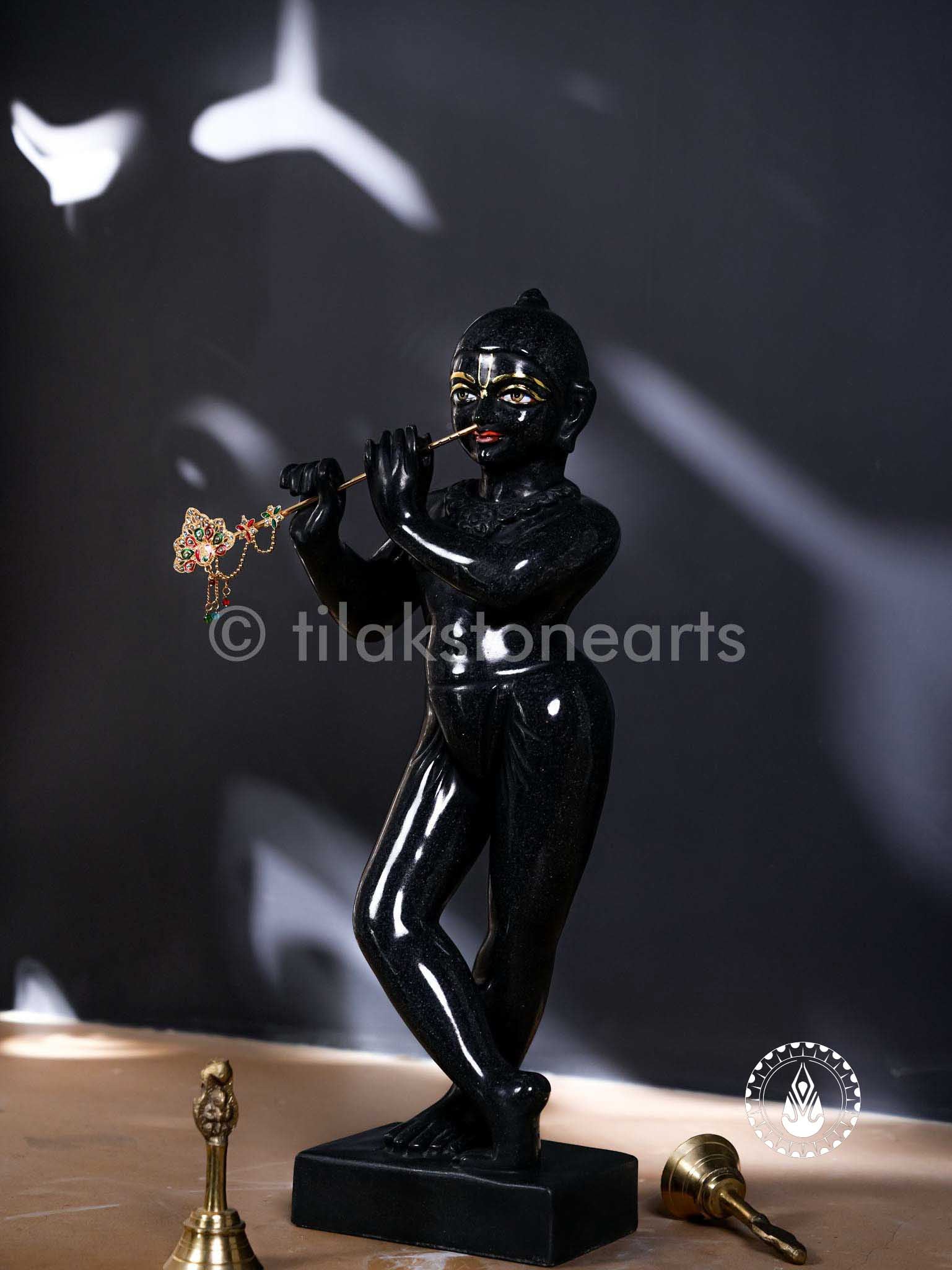 Krishna Ji 18" | Mid Night Black Stone