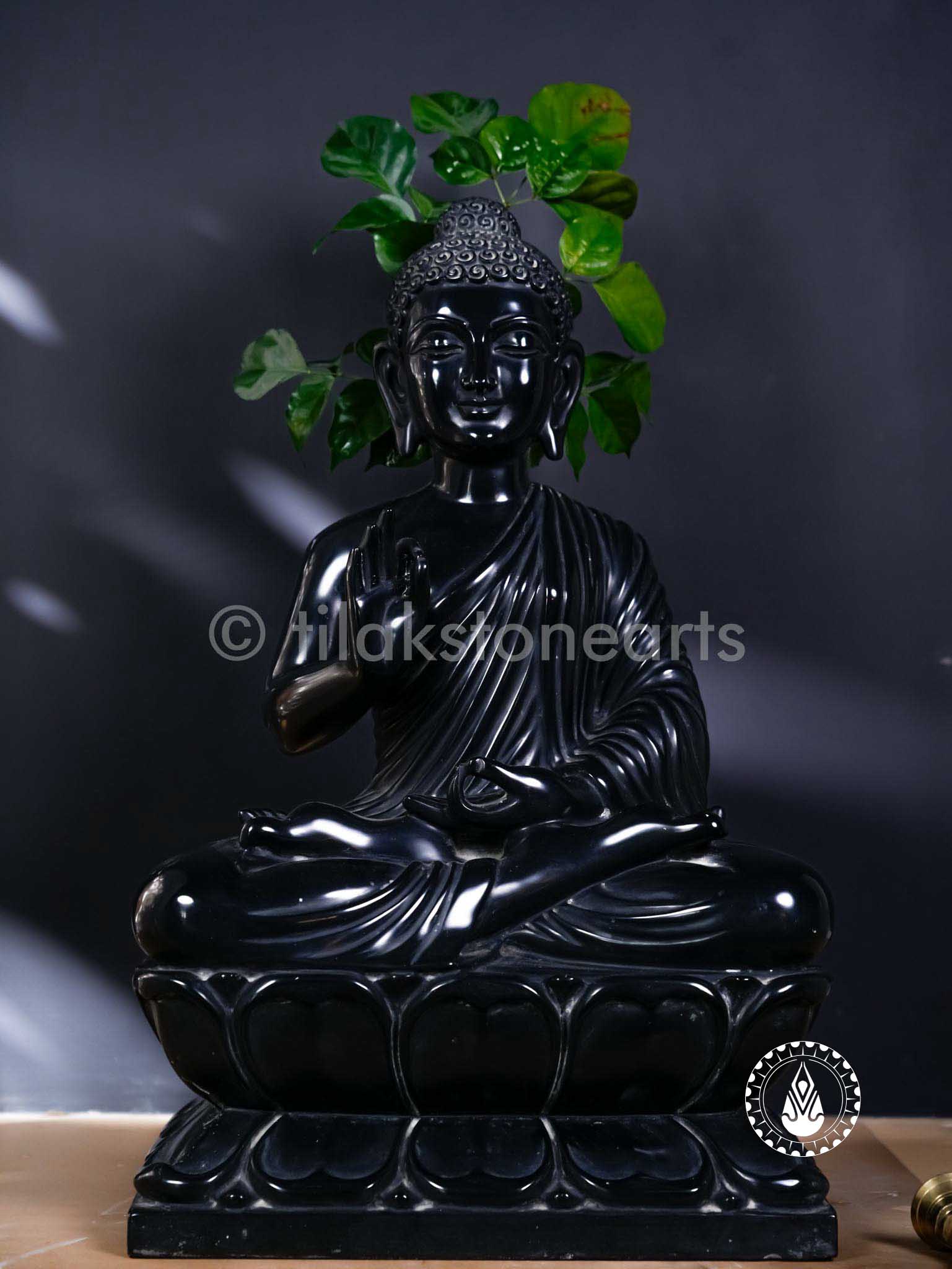 Buddha Ji 24" | Mid Night Black Stone