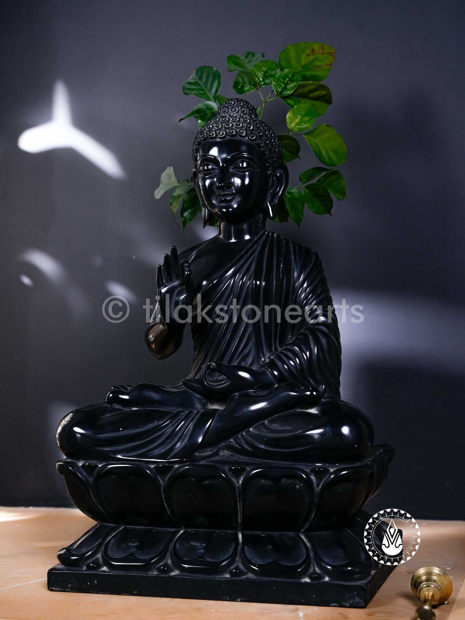 Buddha Ji 24" | Mid Night Black Stone