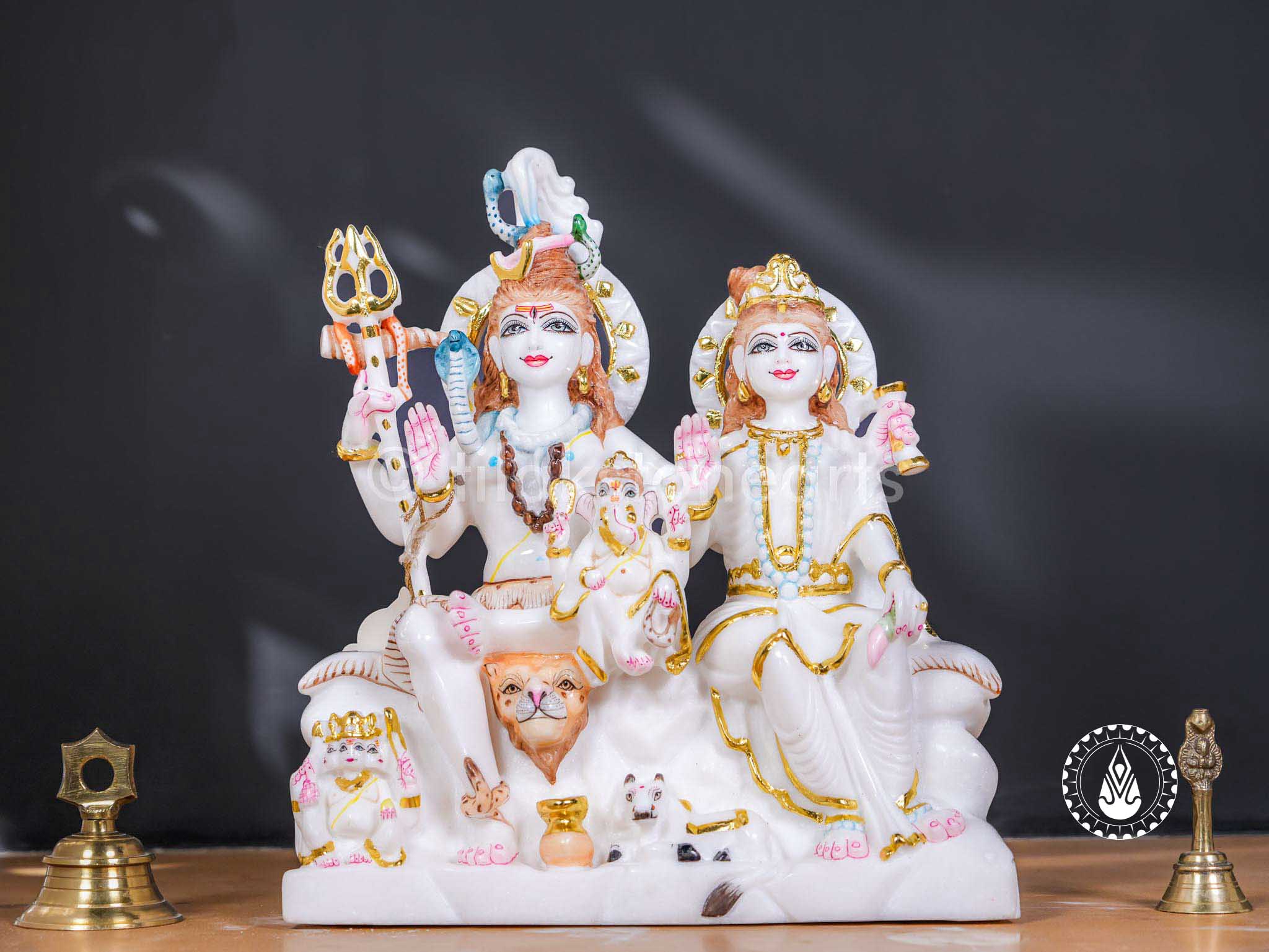 Shiv Parivar 15" | Swiss White(Imported)