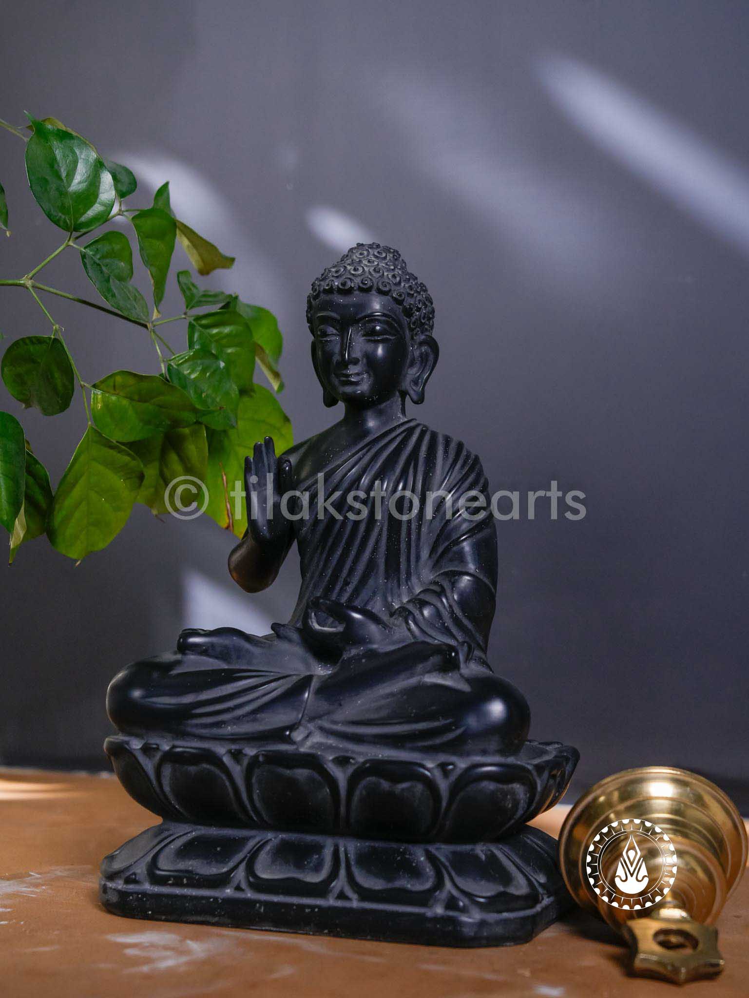 Buddha Ji 12" | Mid Night Black Stone