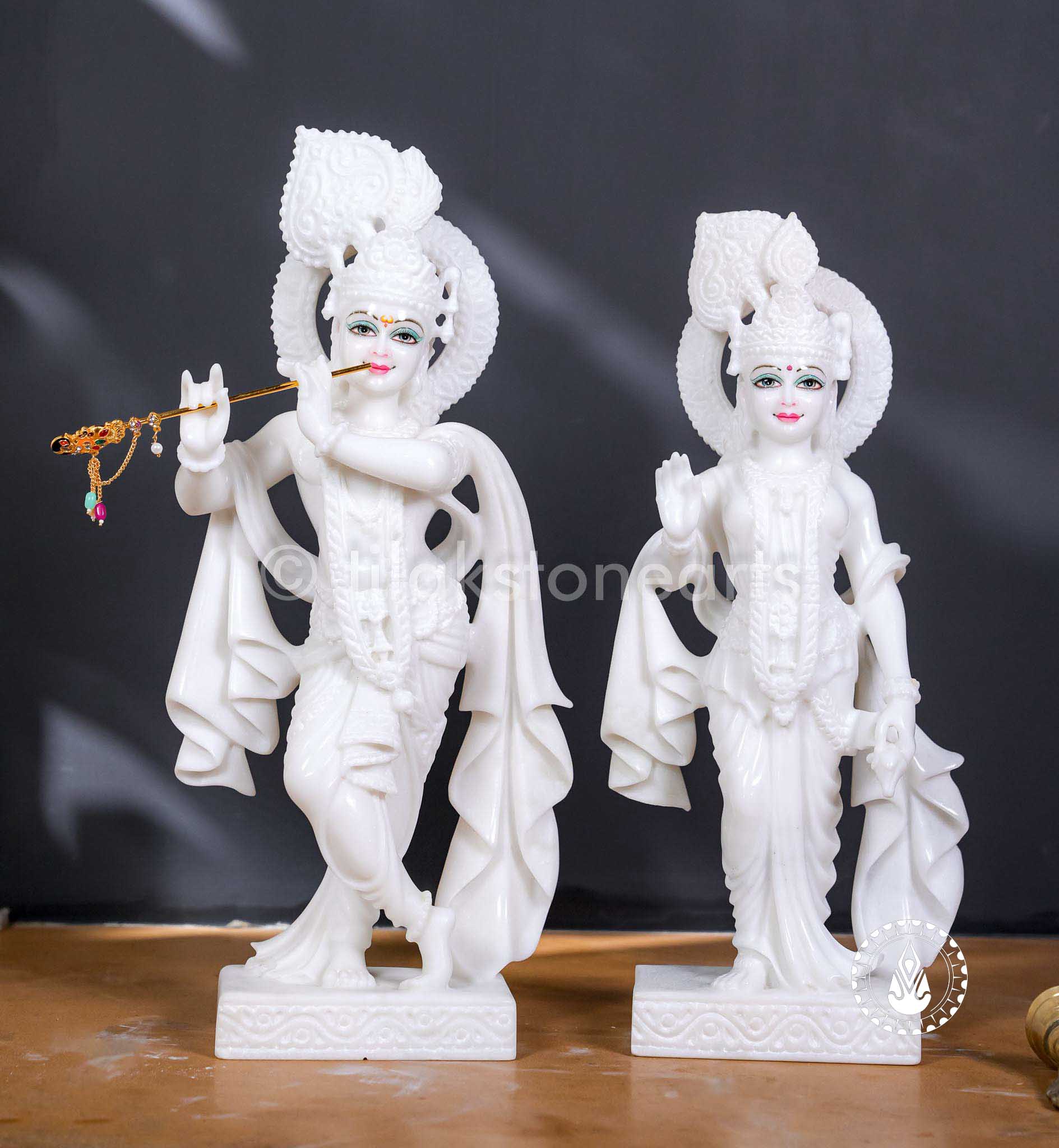 Radha Krishna 18" | Makrana Super White