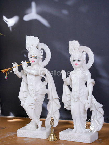 Radha Krishna 18" | Makrana Super White