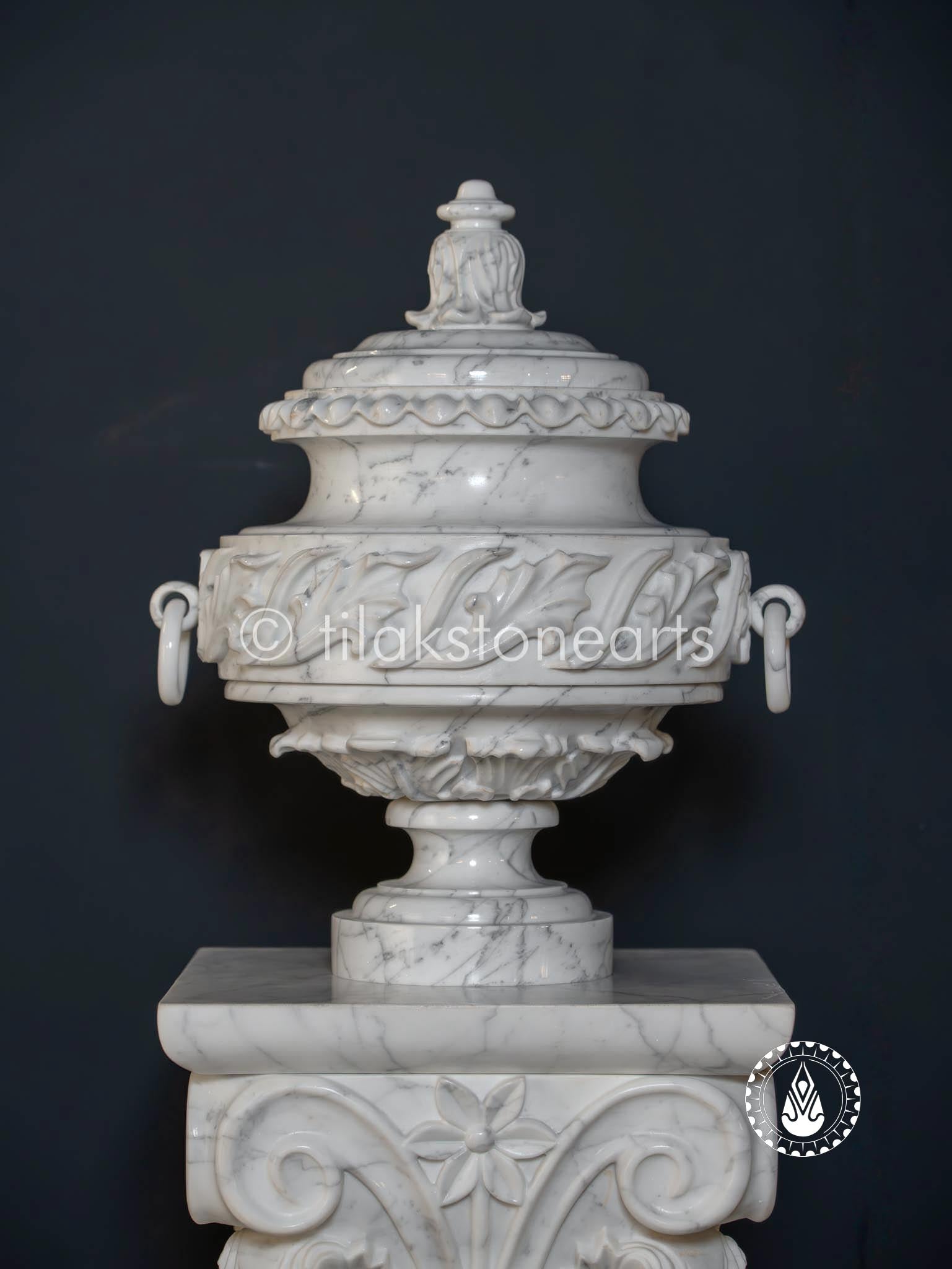 Moonlight Marmo Pot 18" | Satvario
