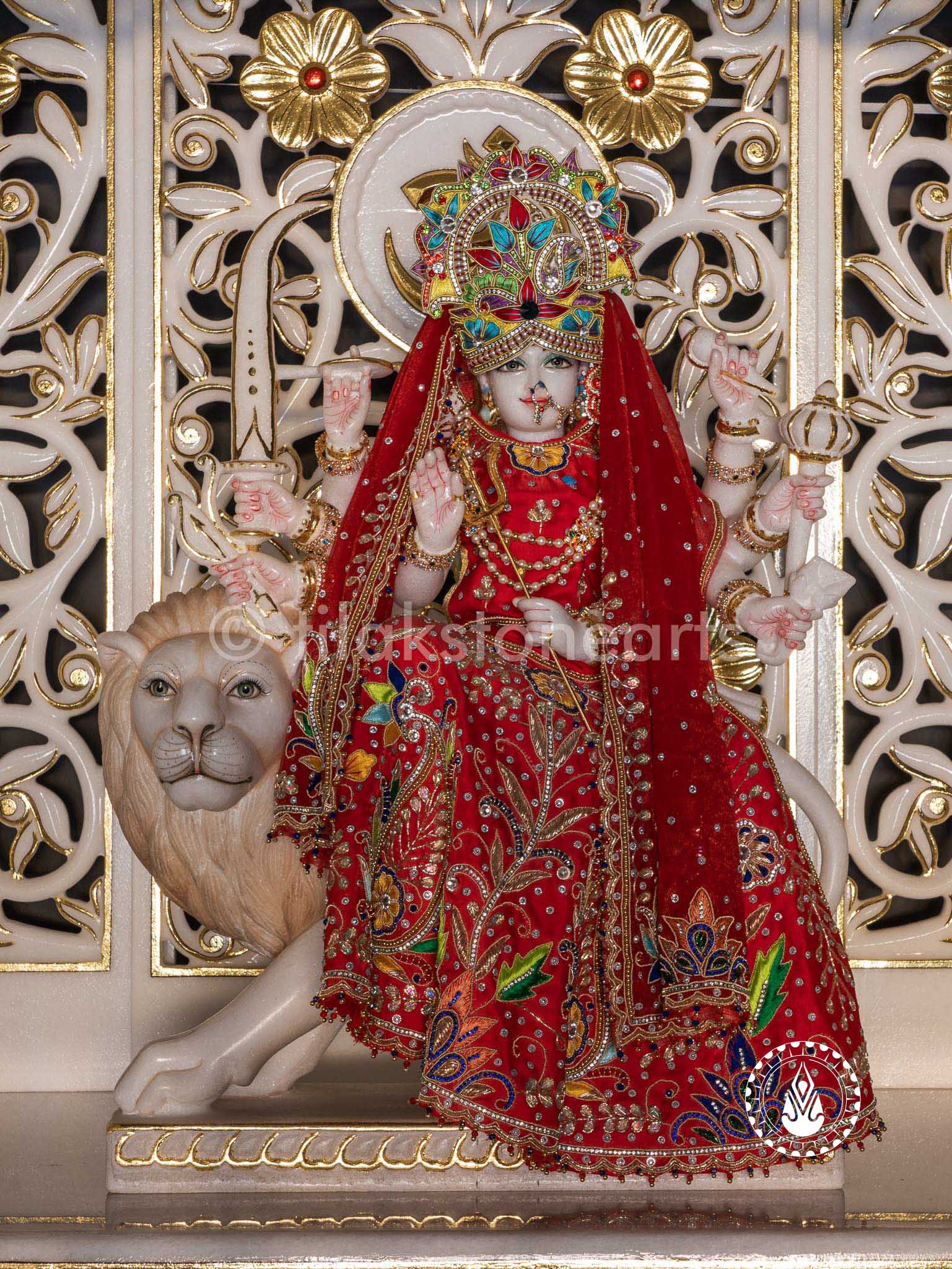 Durga Maa 24" | Swiss White (Imported)