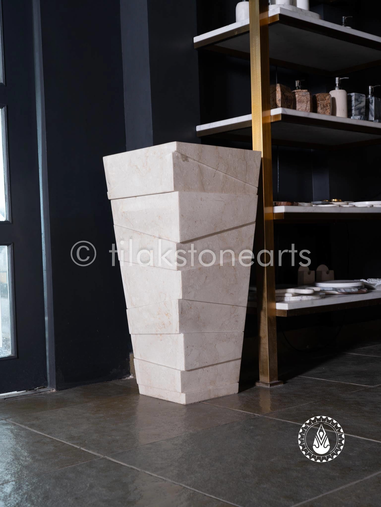 Wash Basin 33" | Italian Marble
