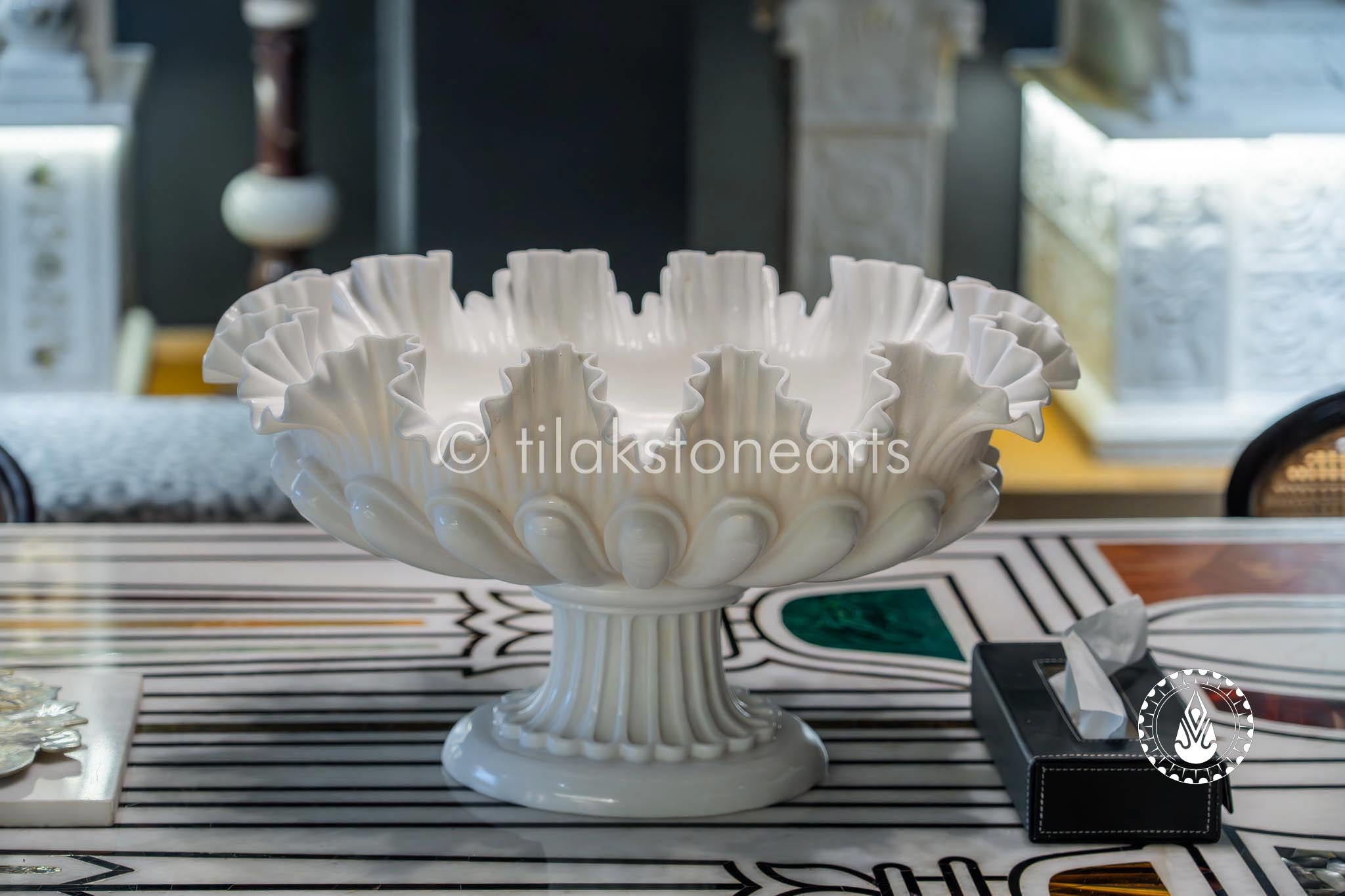 Flower Pot 12" | Swiss White (Imported)