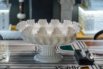 Flower Pot 12" | Swiss White (Imported)