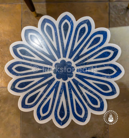 Side Table 26" | Inlay Stone