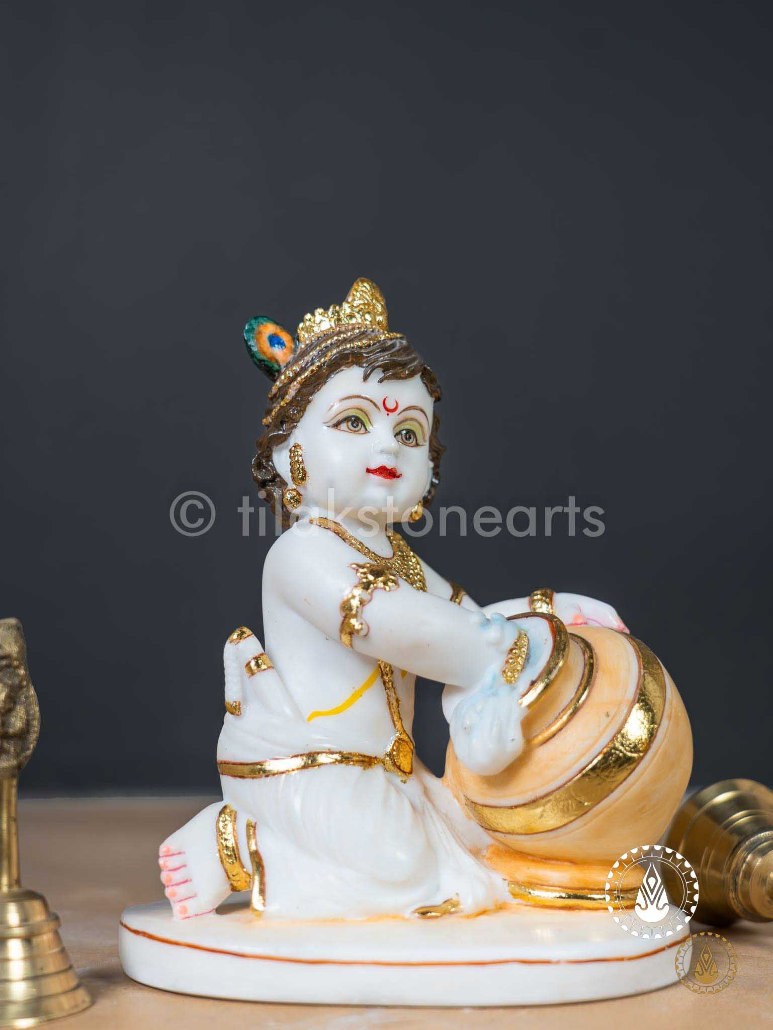 Baal Gopal 7" | Cultured Marble
