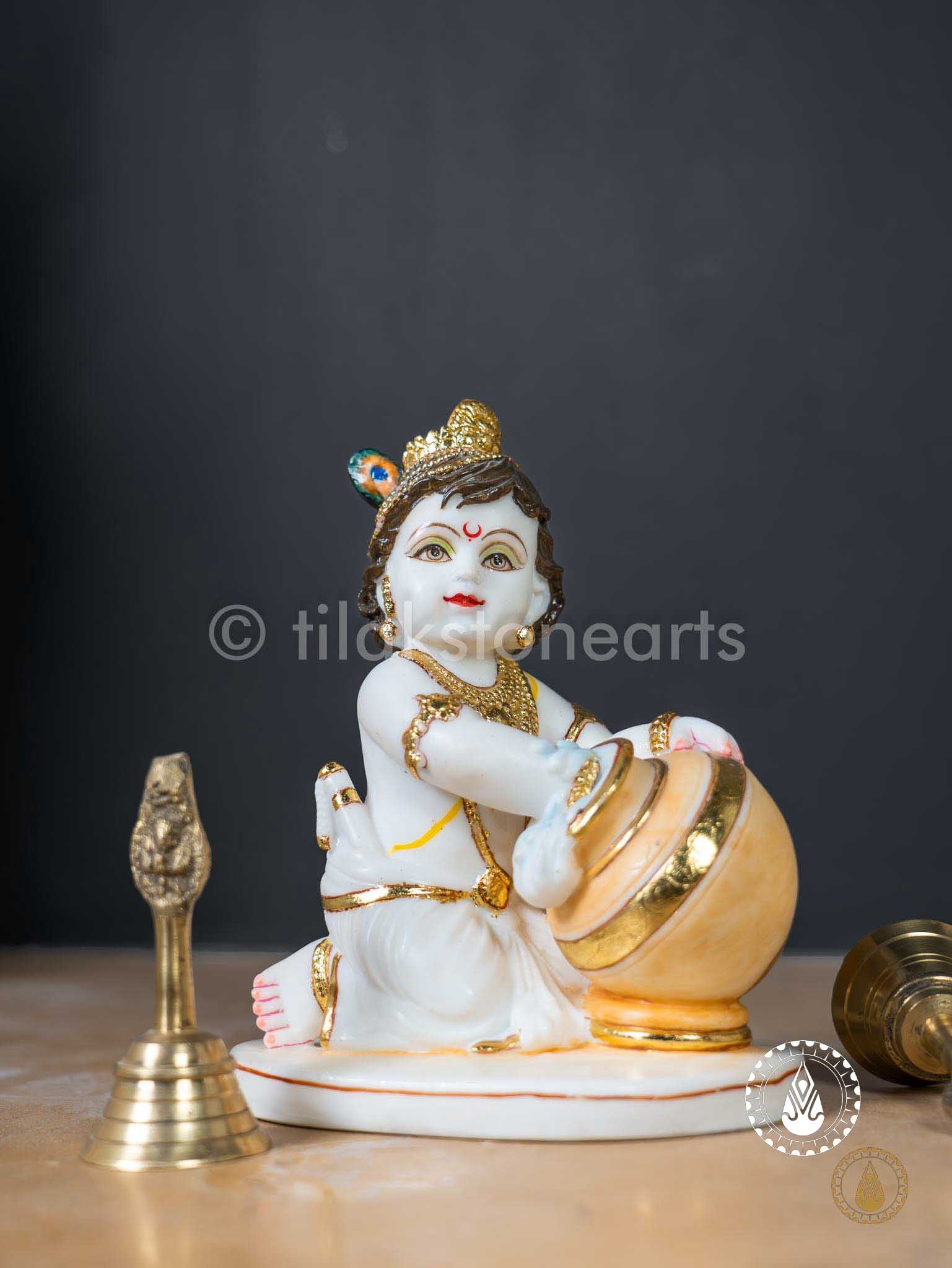 Baal Gopal 7" | Cultured Marble