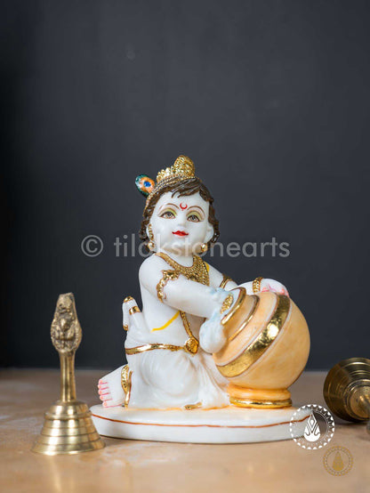 Baal Gopal 7" | Cultured Marble