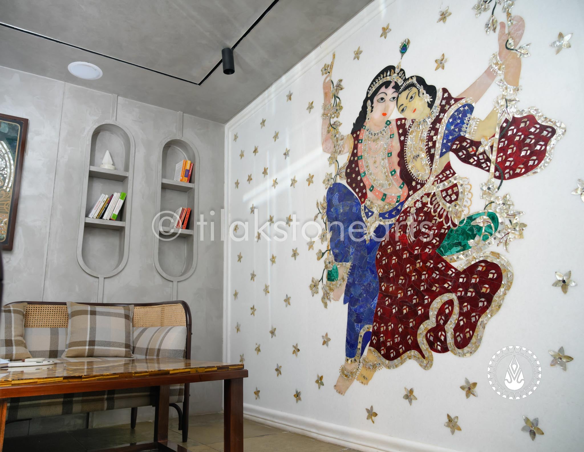 The Jhula Samwad Panel 84" | Inlay Stones
