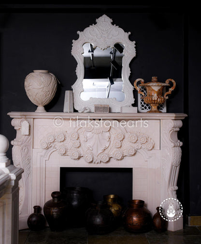 The Pink Blossom fireplace 47" | Pink Makrana