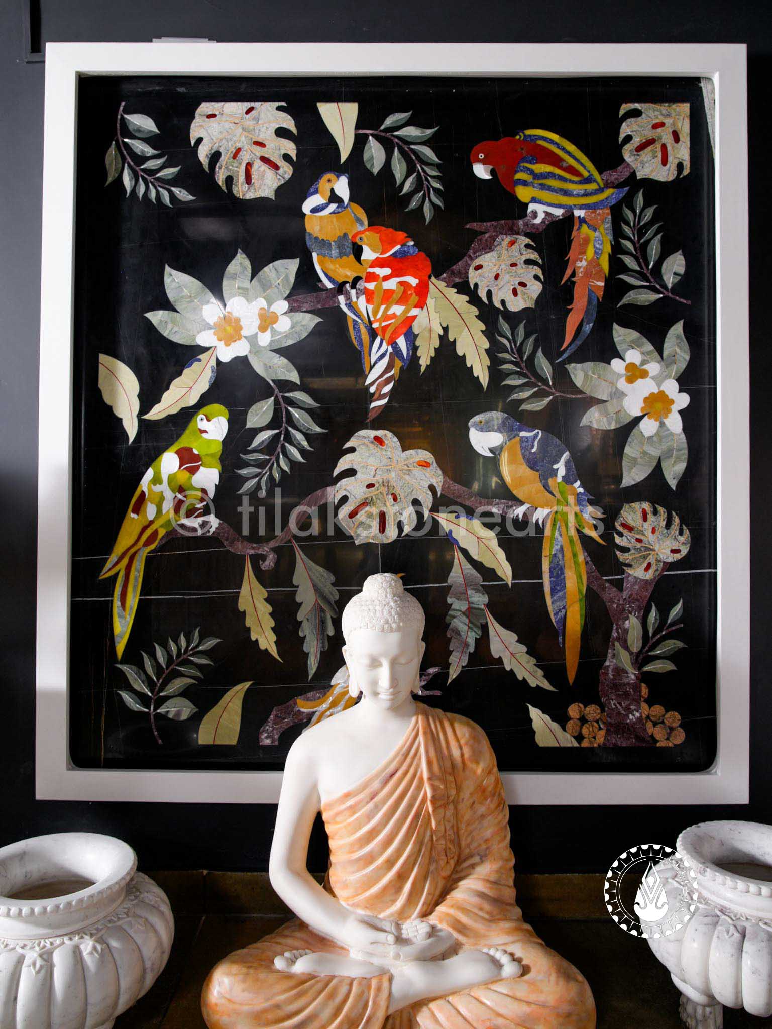 Buddha Ji 34" | Cultured marble