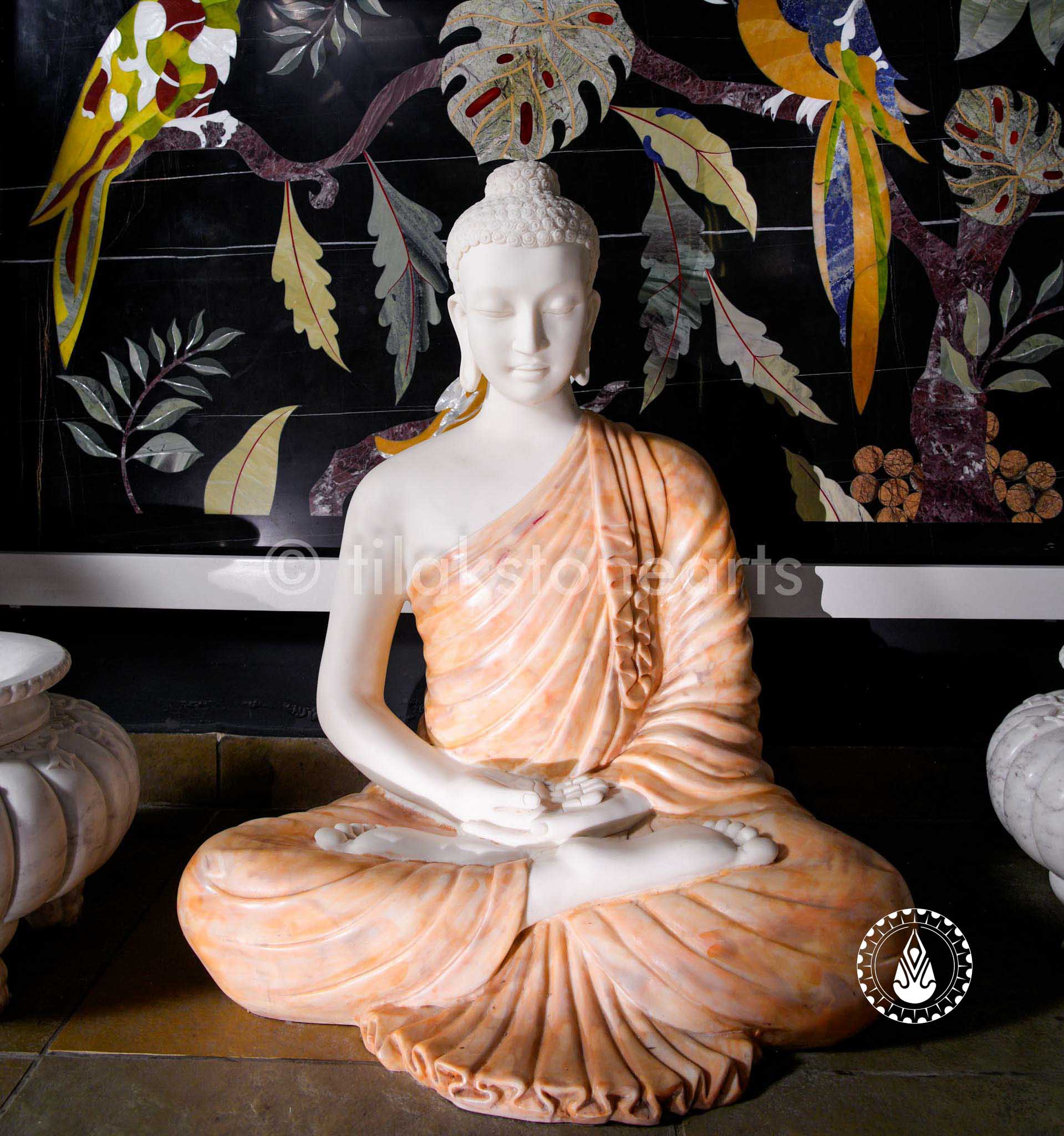 Buddha Ji 34" | Cultured marble