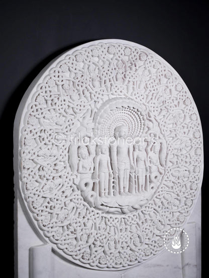 Ranakpur Panel 74" | Wonder White
