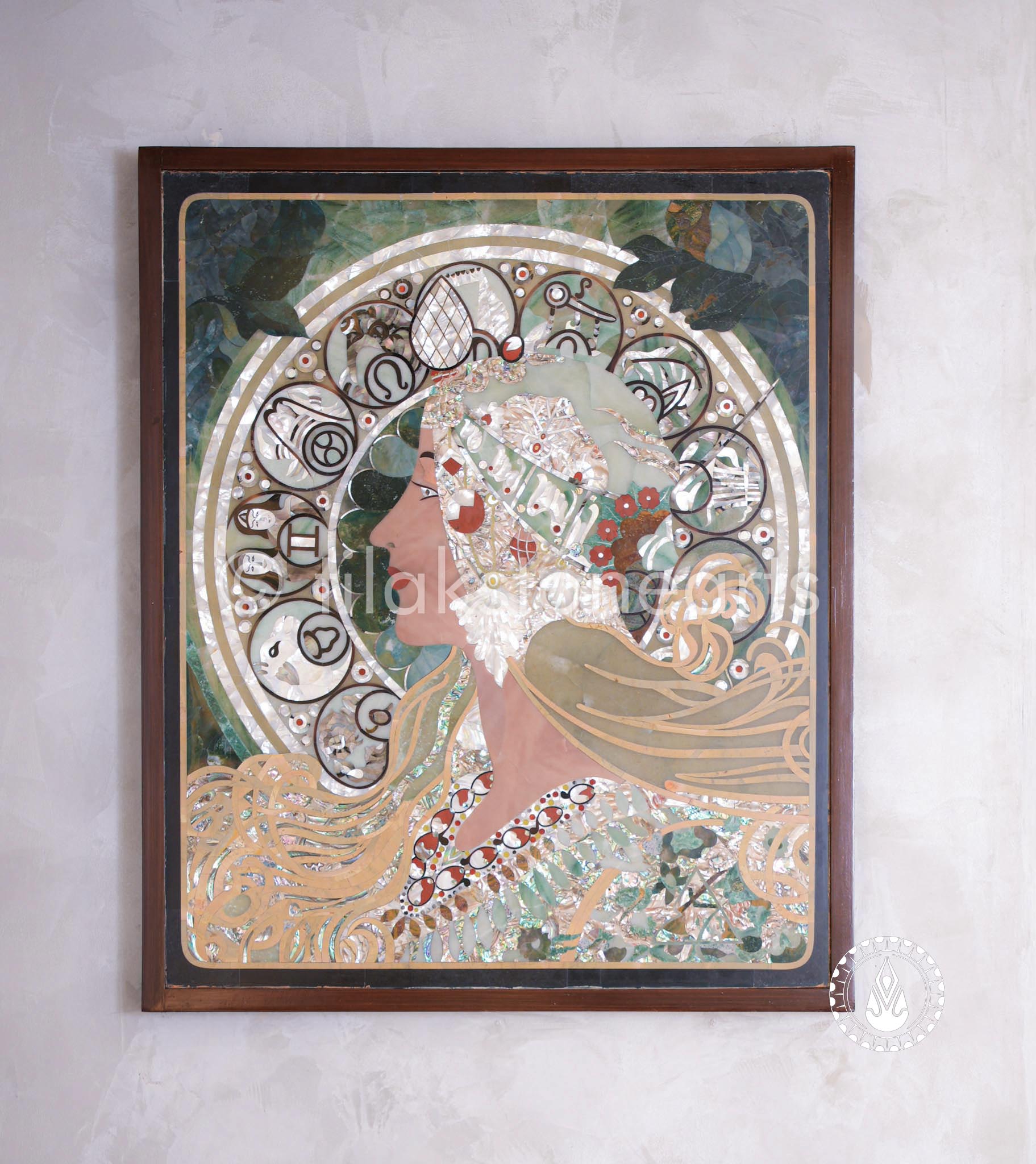 The Tarot Lady 38" | Inlay Stones