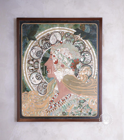 The Tarot Lady 38" | Inlay Stones