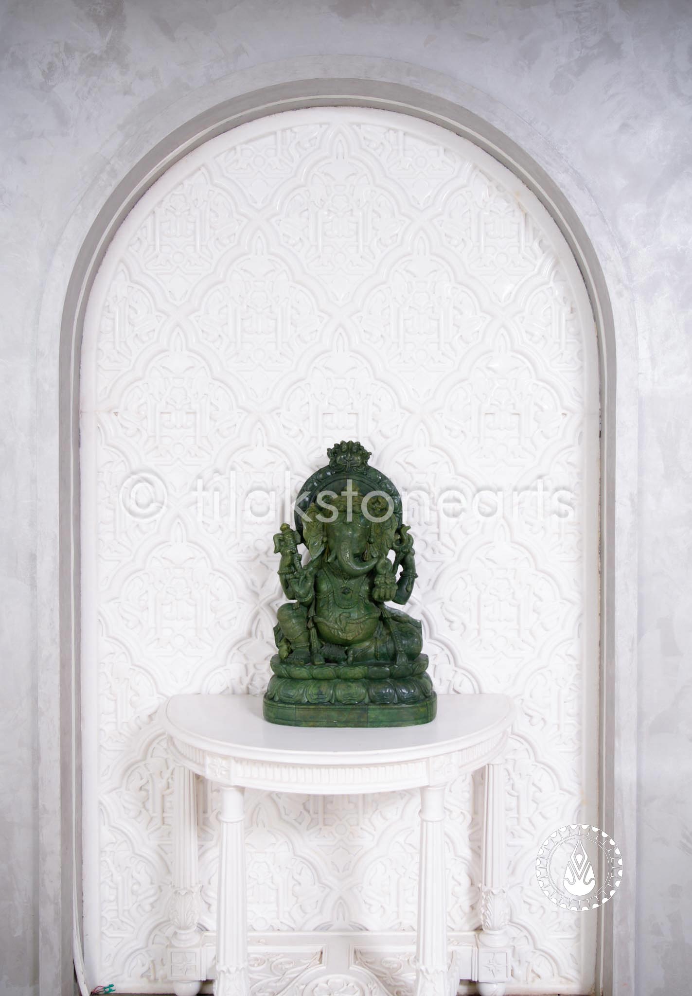 The Moorish Panel 89" | Swiss White (Imported)