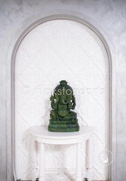 The Moorish Panel 89" | Swiss White (Imported)