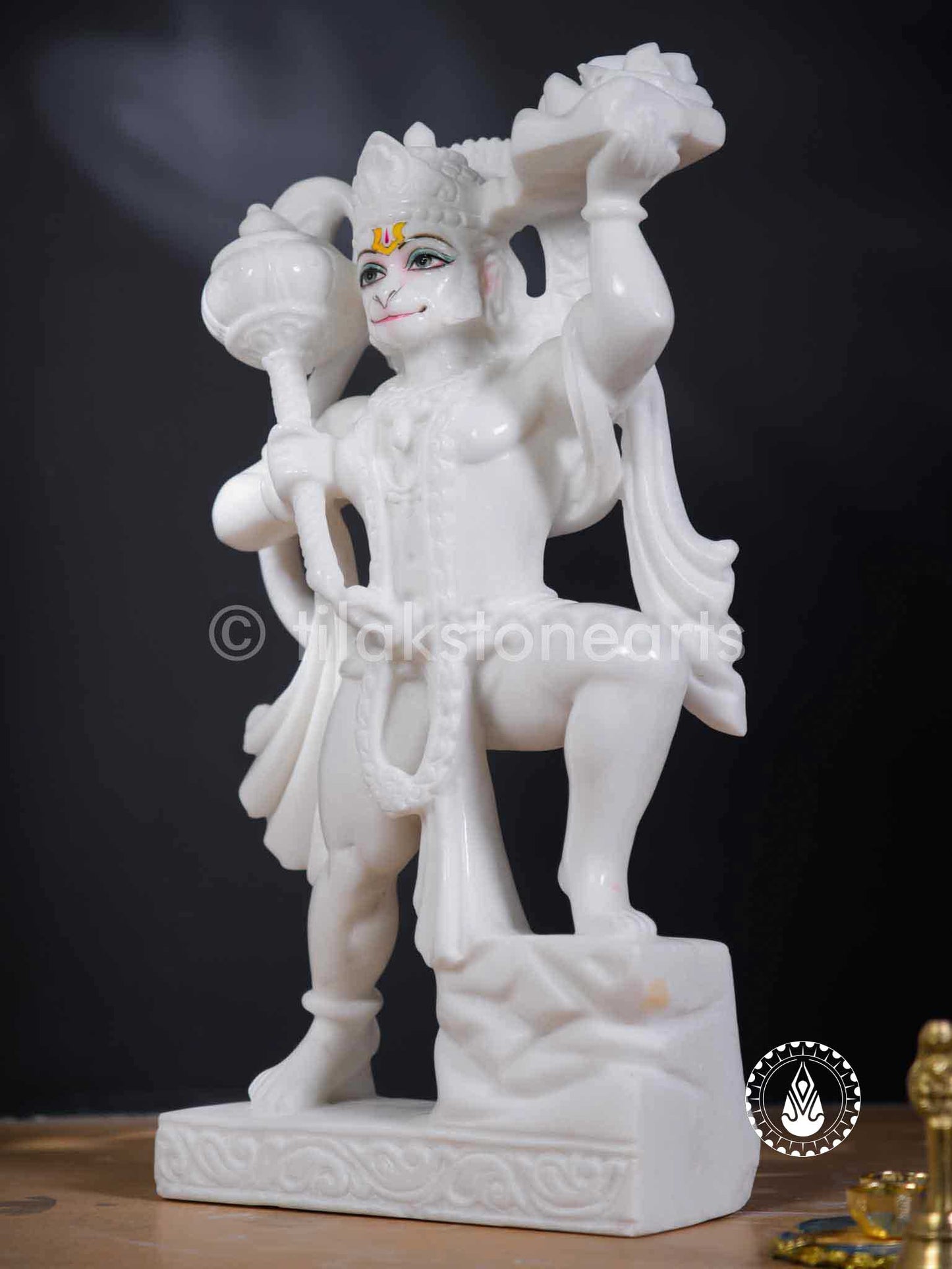 Hanuman JI 18" | Swiss White (Imported)