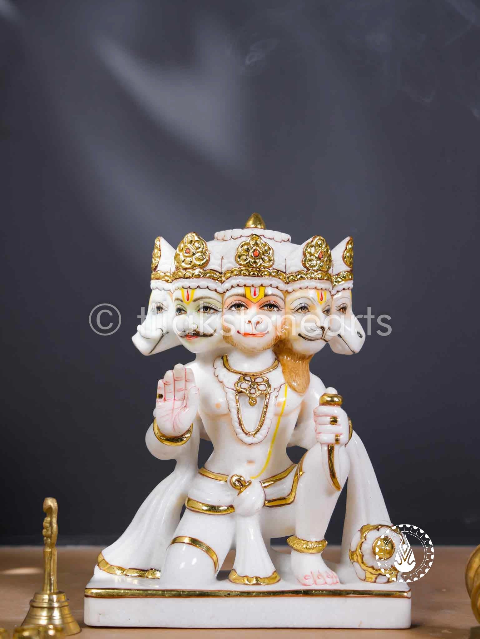 Panchmukhi Balaji 12" | Swiss White (Imported)