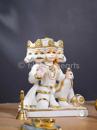 Panchmukhi Balaji 12" | Swiss White (Imported)