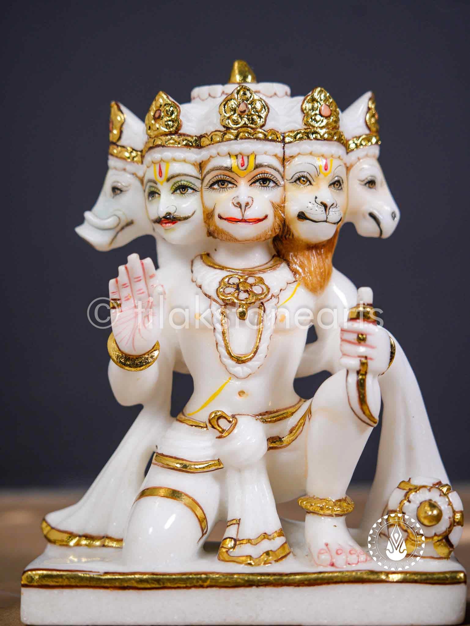 Panchmukhi Balaji 12" | Swiss White (Imported)