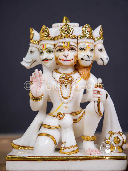 Panchmukhi Balaji 12" | Swiss White (Imported)