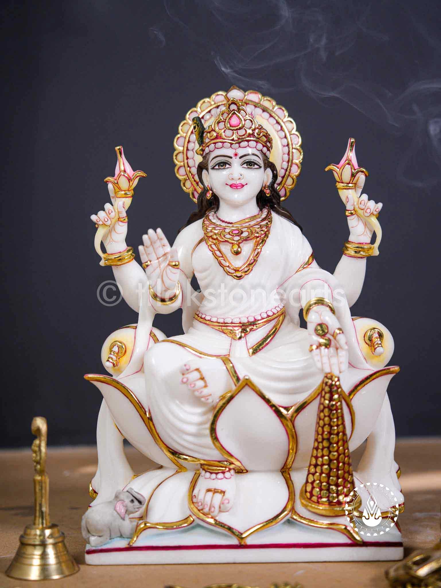 Laxmi Maa 12" | Swiss White (Imported)