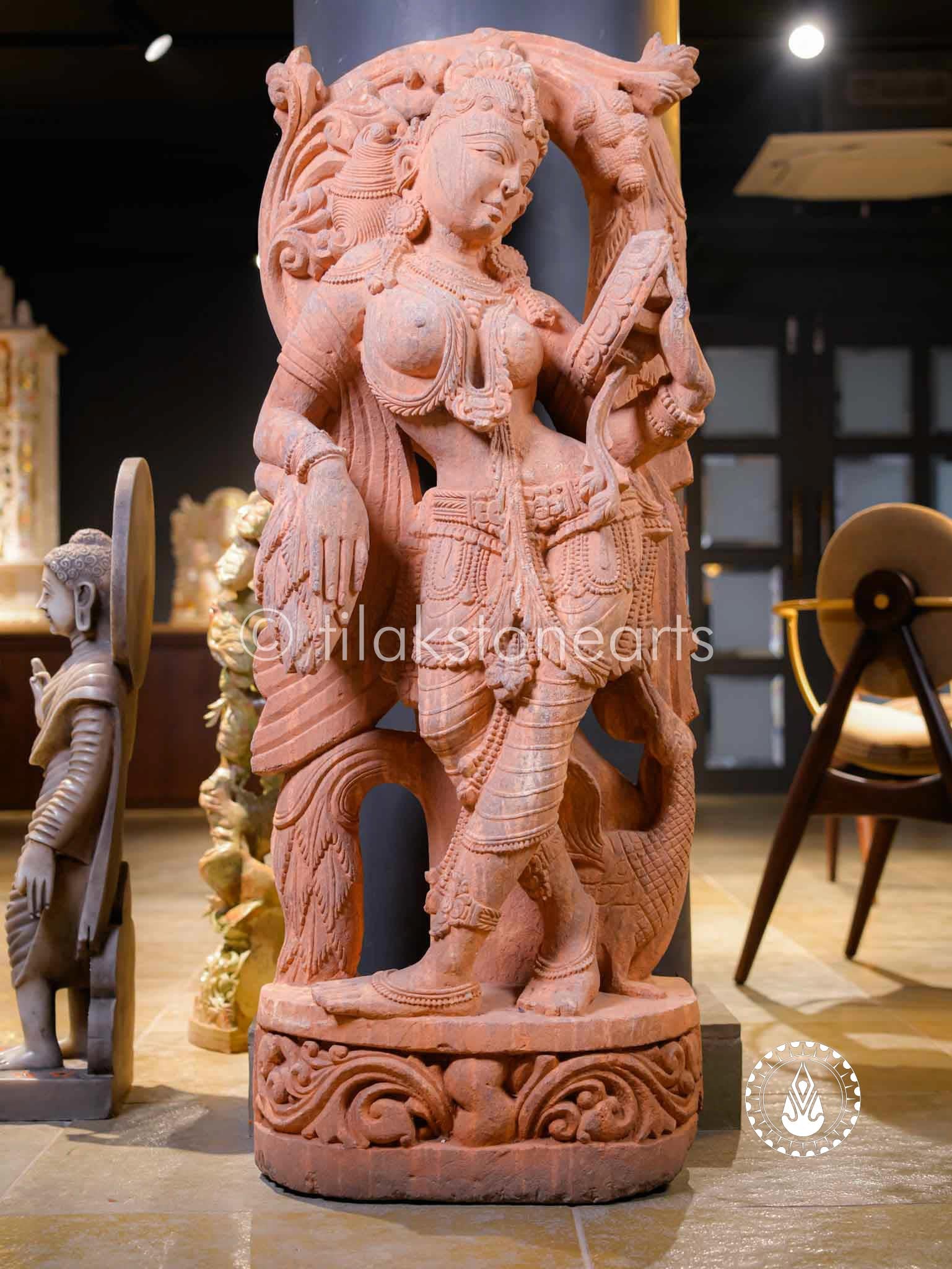Vanlaxmi 50" | Red Sandstone