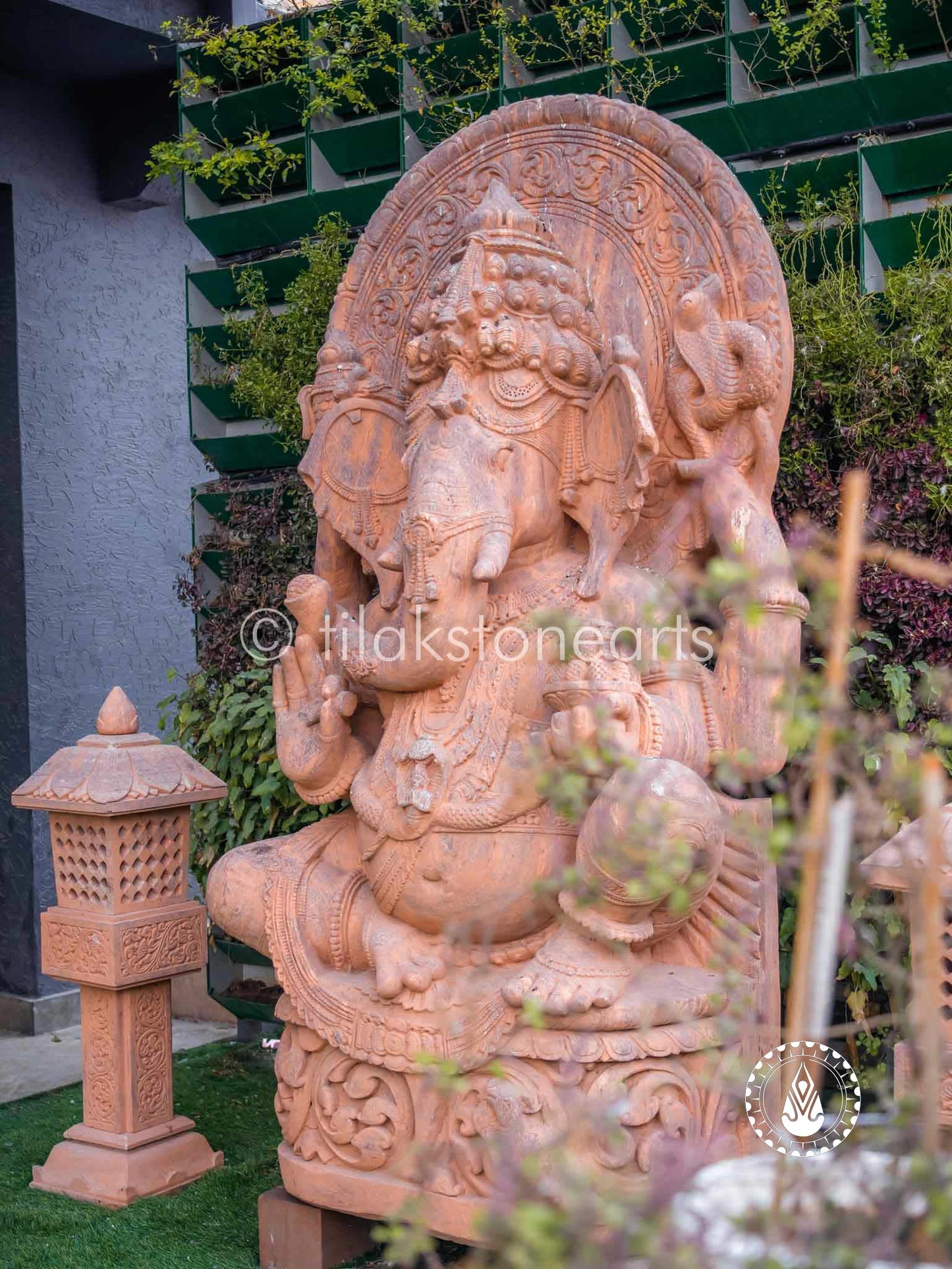 The Grand Ganesha 84" | Red Sandstone