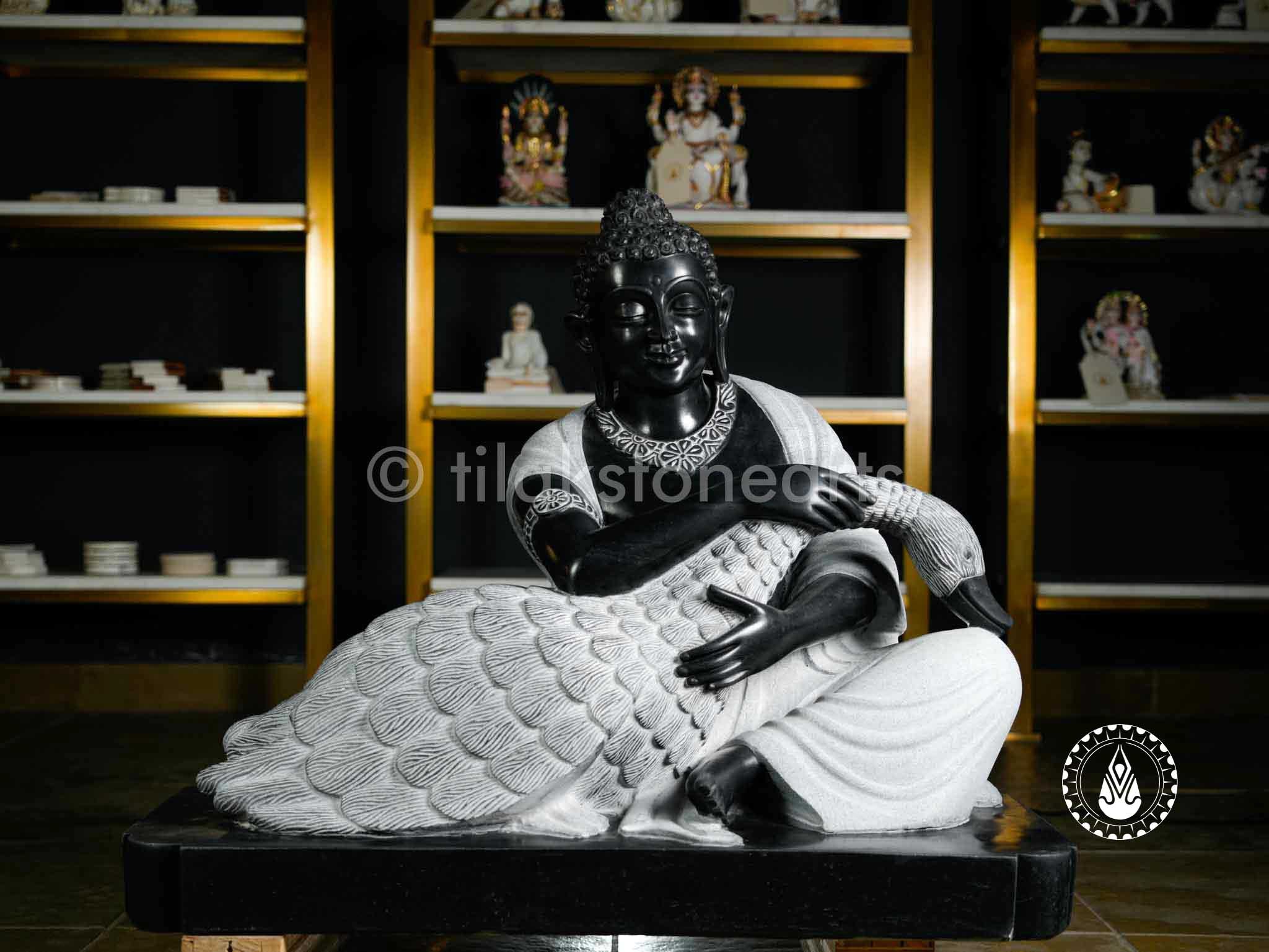 Buddha Ji 28" | Mid Night Black Stone