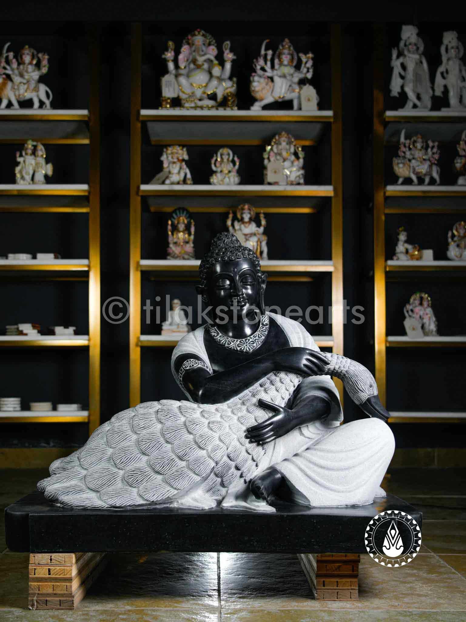 Buddha Ji 28" | Mid Night Black Stone