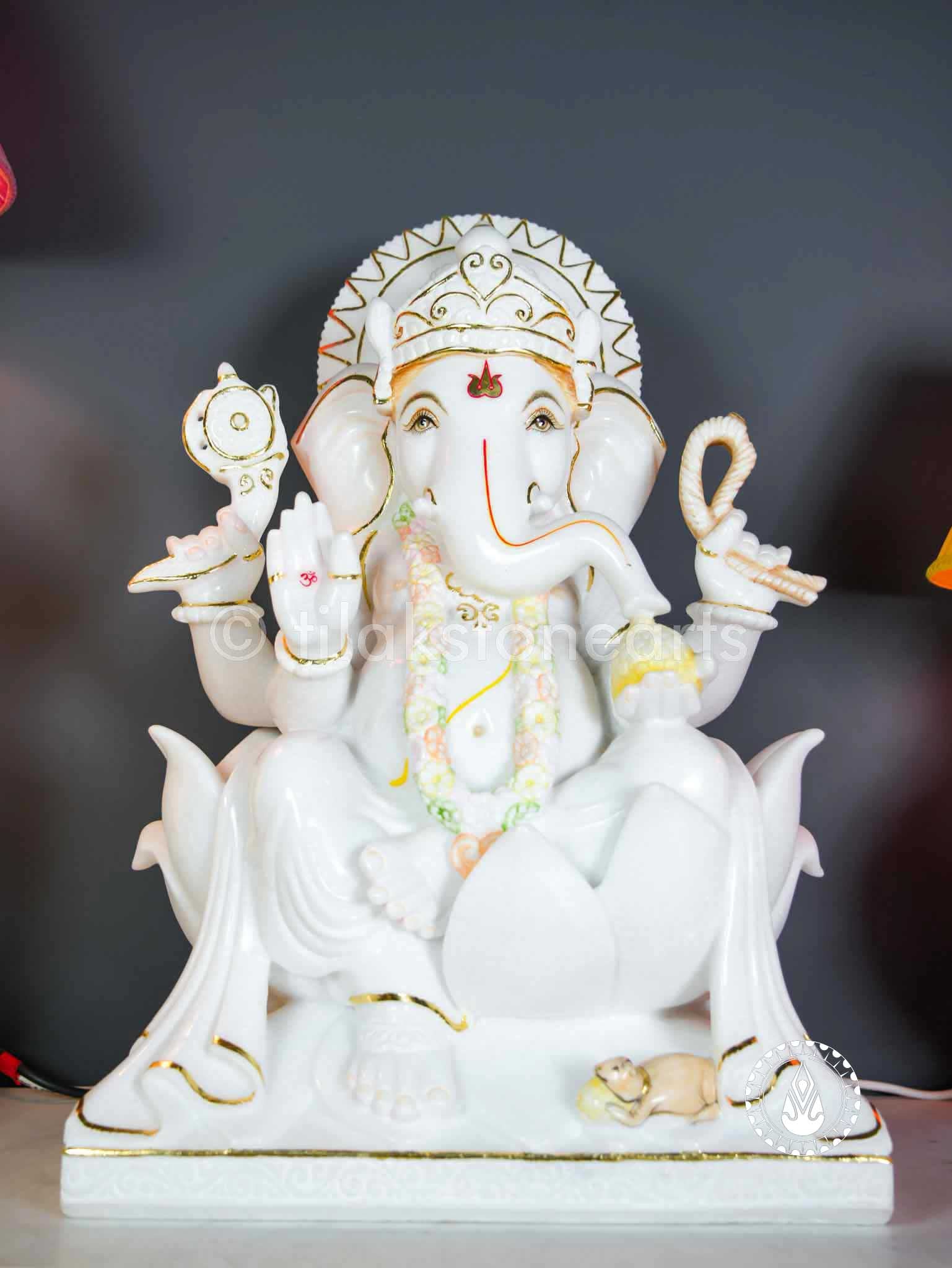 Ganesha 24" | Swiss White (Imported)