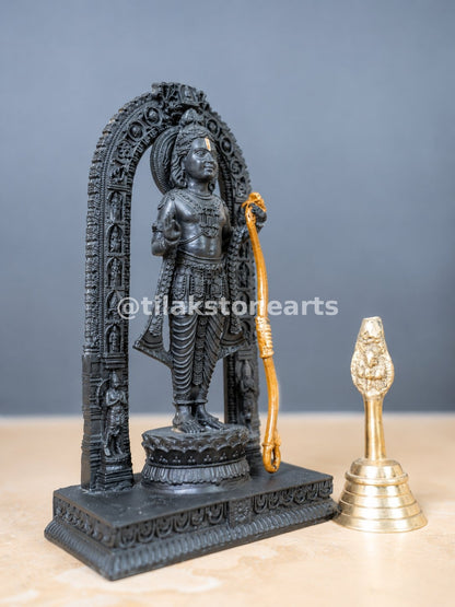 Lord Ram 8” Vietnam Pure Cultured Marble Idol