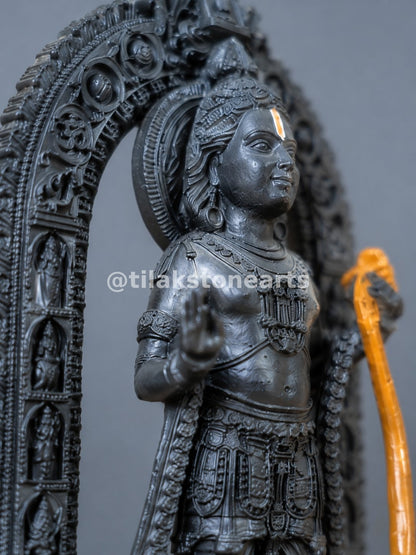 Lord Ram 8” Vietnam Pure Cultured Marble Idol