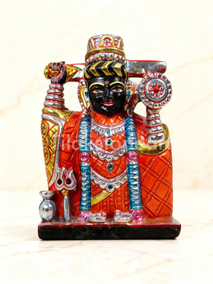 Kali Mata 9" Natural Black Marble Idol