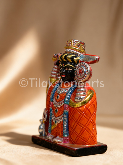 Kali Mata 9" Natural Black Marble Idol