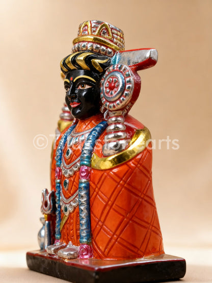 Kali Mata 9" Natural Black Marble Idol